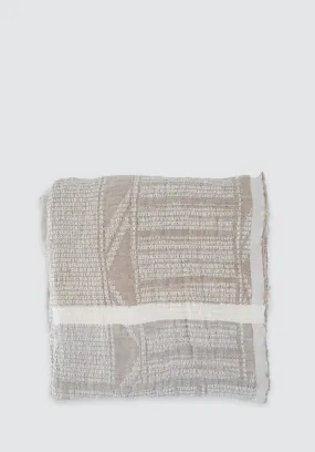 100% Linen Bogolan Lounge Throws