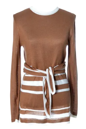 1970's Valentino Copper Brown Vintage Sweater I Magnin