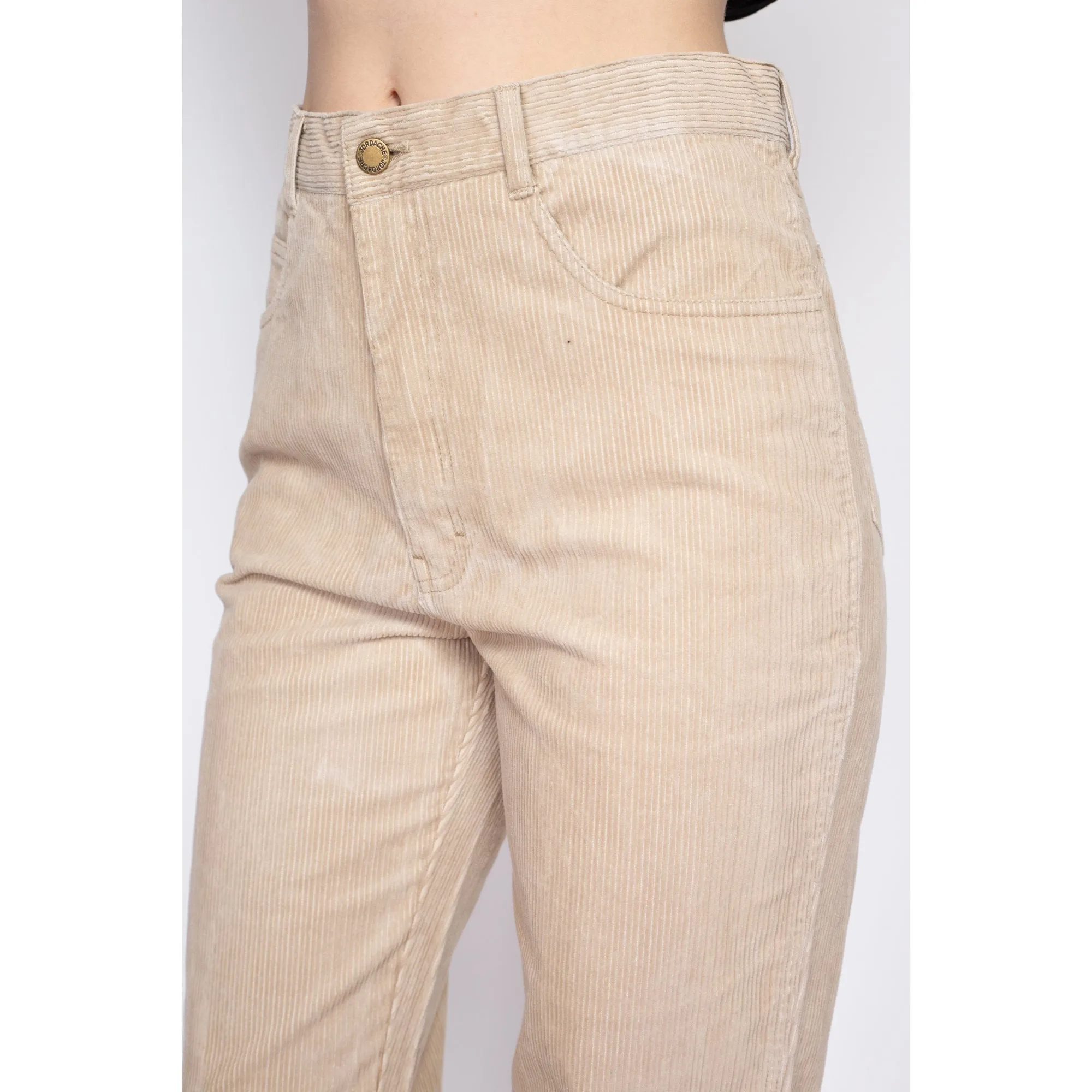 33" Waist 90s Jordache Tan Corduroy Pants Unisex