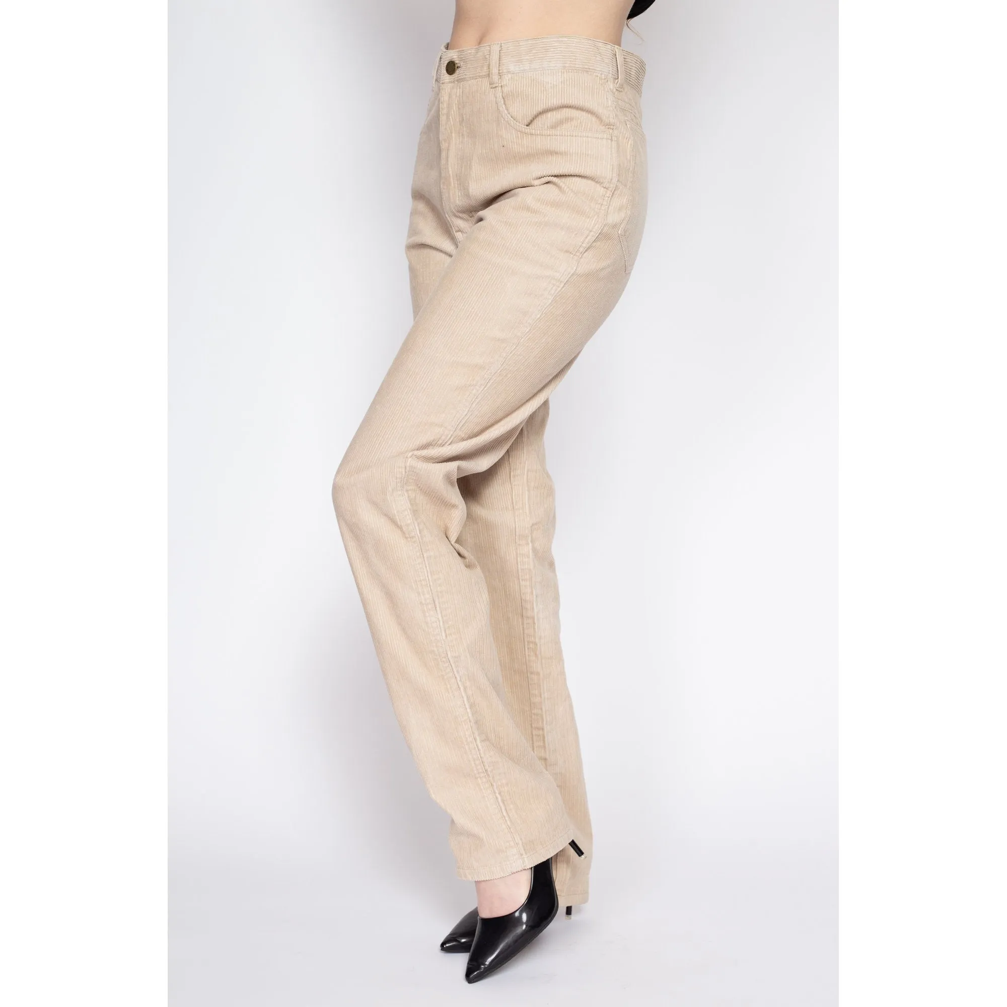 33" Waist 90s Jordache Tan Corduroy Pants Unisex