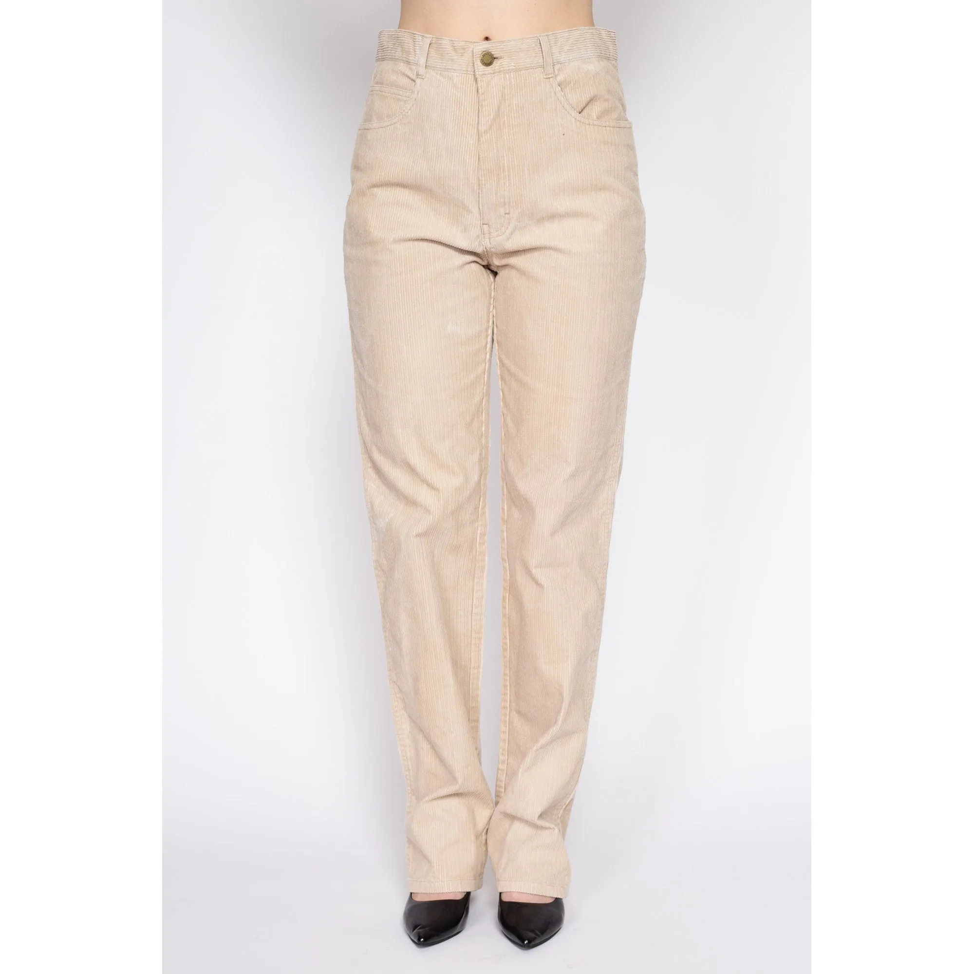 33" Waist 90s Jordache Tan Corduroy Pants Unisex