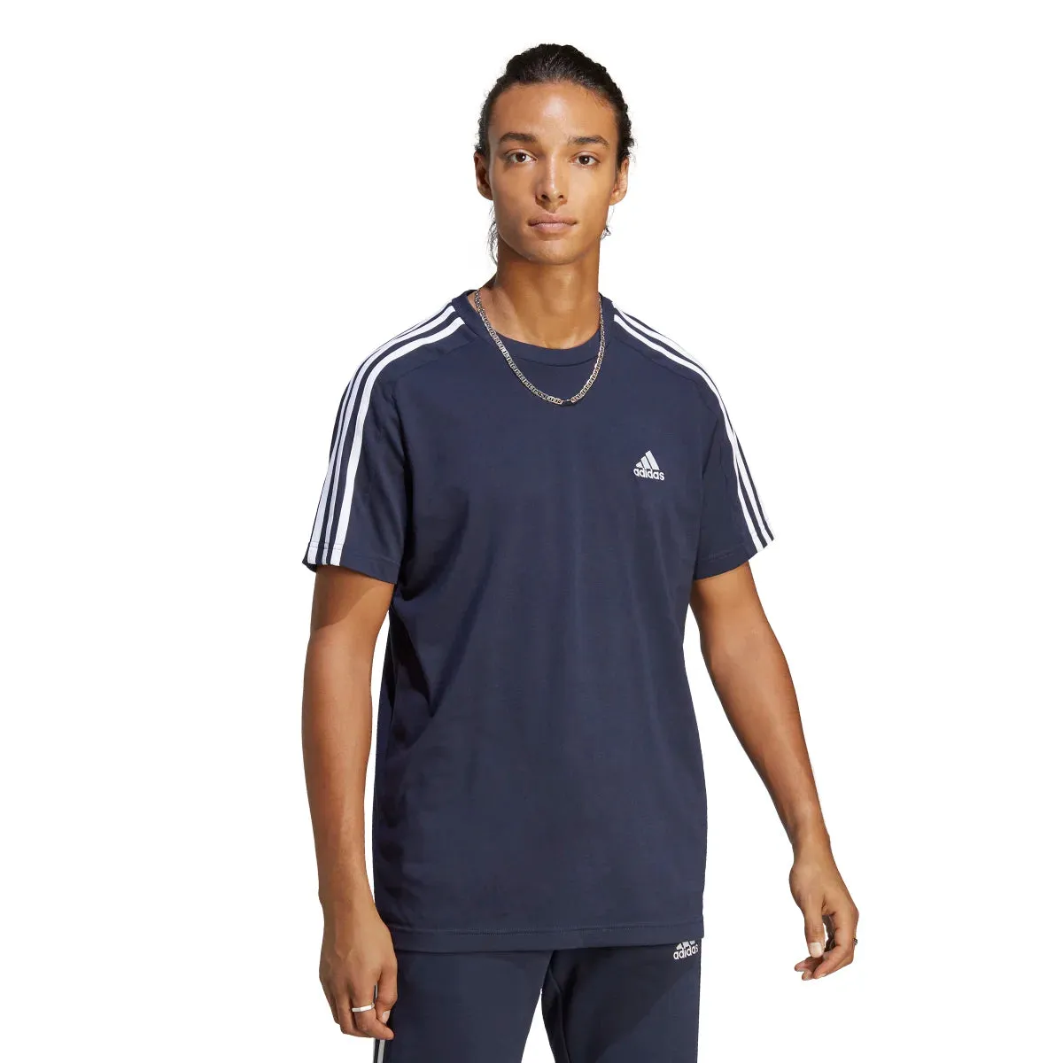 adidas Men's 3-Stripes Single Jersey Tee