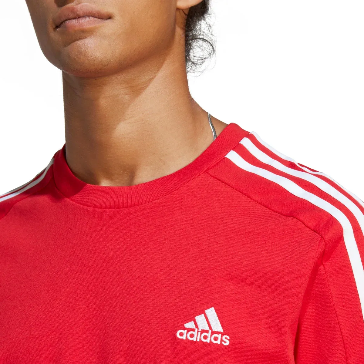 adidas Men's 3-Stripes Single Jersey Tee