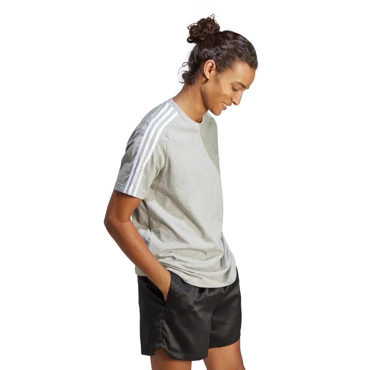 adidas Men's 3-Stripes Single Jersey Tee