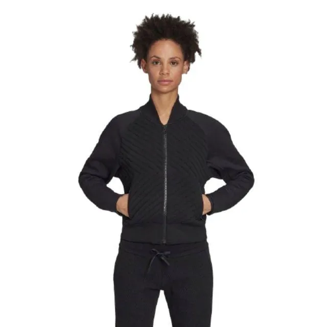 Adidas Vrct Primeknit Hybrid Women Training Jacket Black Dy5967