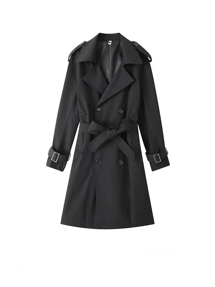 Adjustable Belt Trench Coat