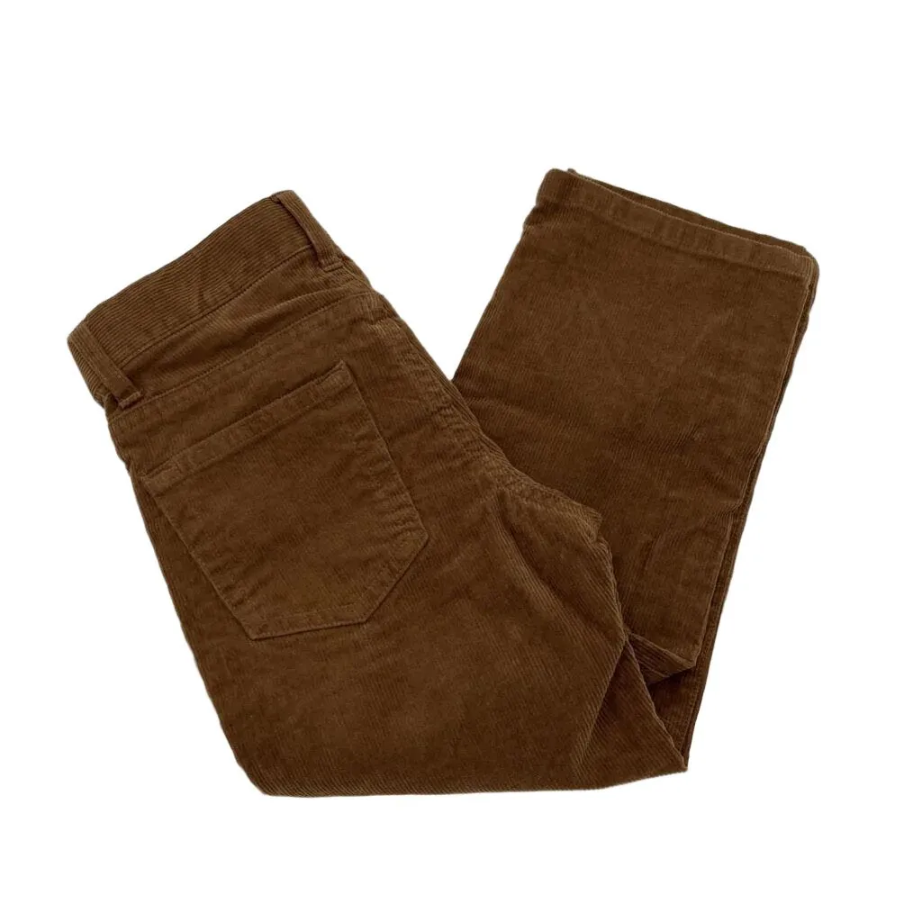 Adjustable Waist Corduroy Pants