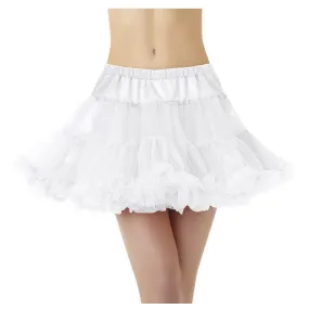 Adult Full White Petticoat XL