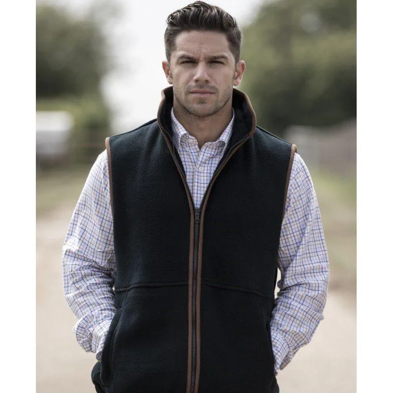 Alan Paine Aylsham Gents Fleece Waistcoat - Dark Navy