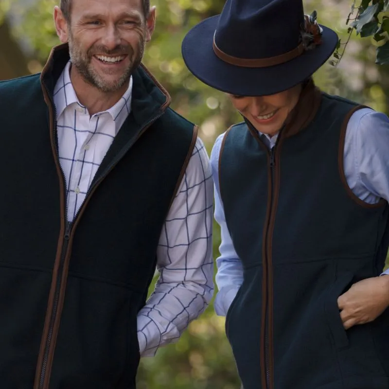 Alan Paine Aylsham Gents Fleece Waistcoat - Dark Navy