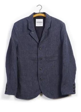 ANKER | Casual Four Button Blazer | Blue Delave