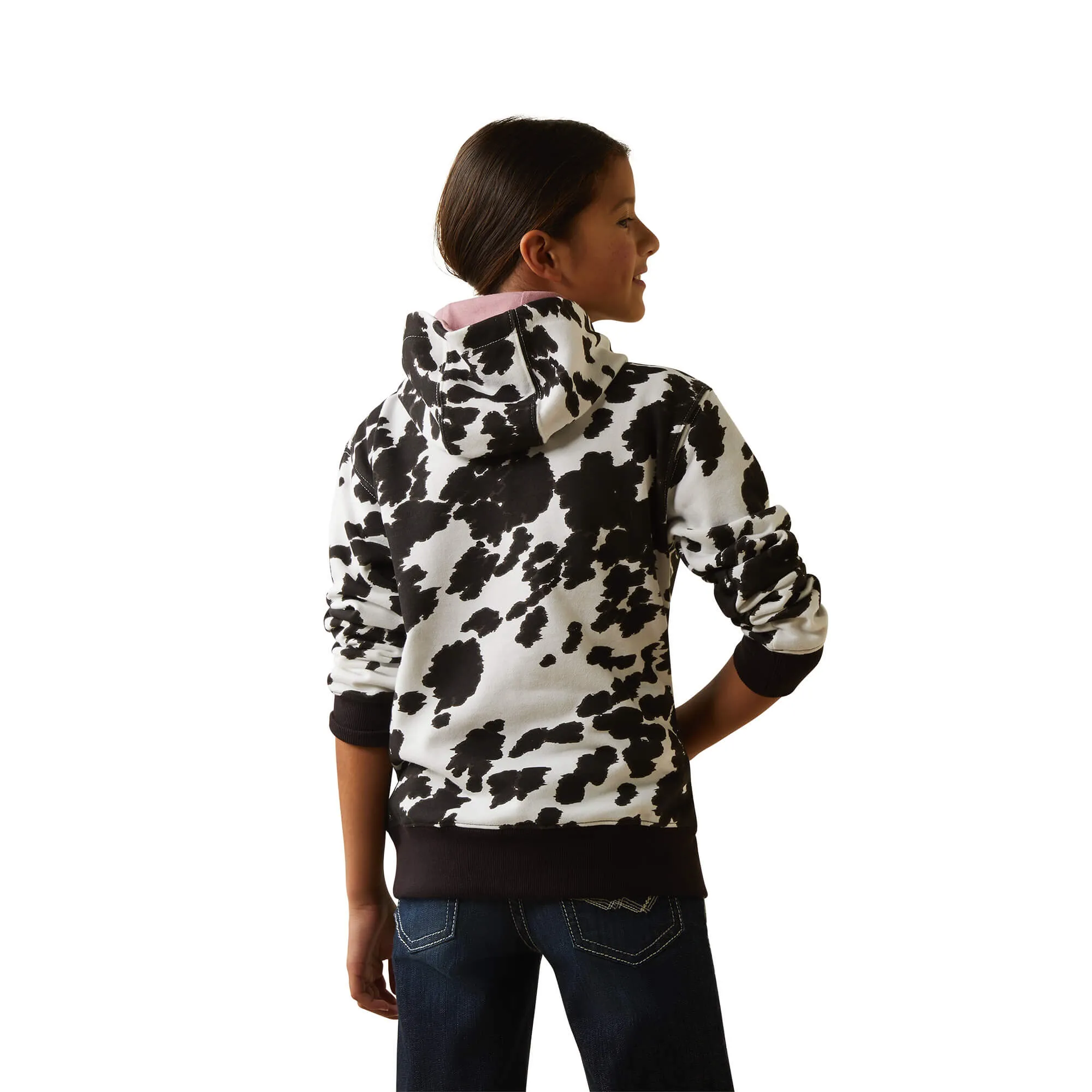 Ariat Girl's Cowhide Hoodie