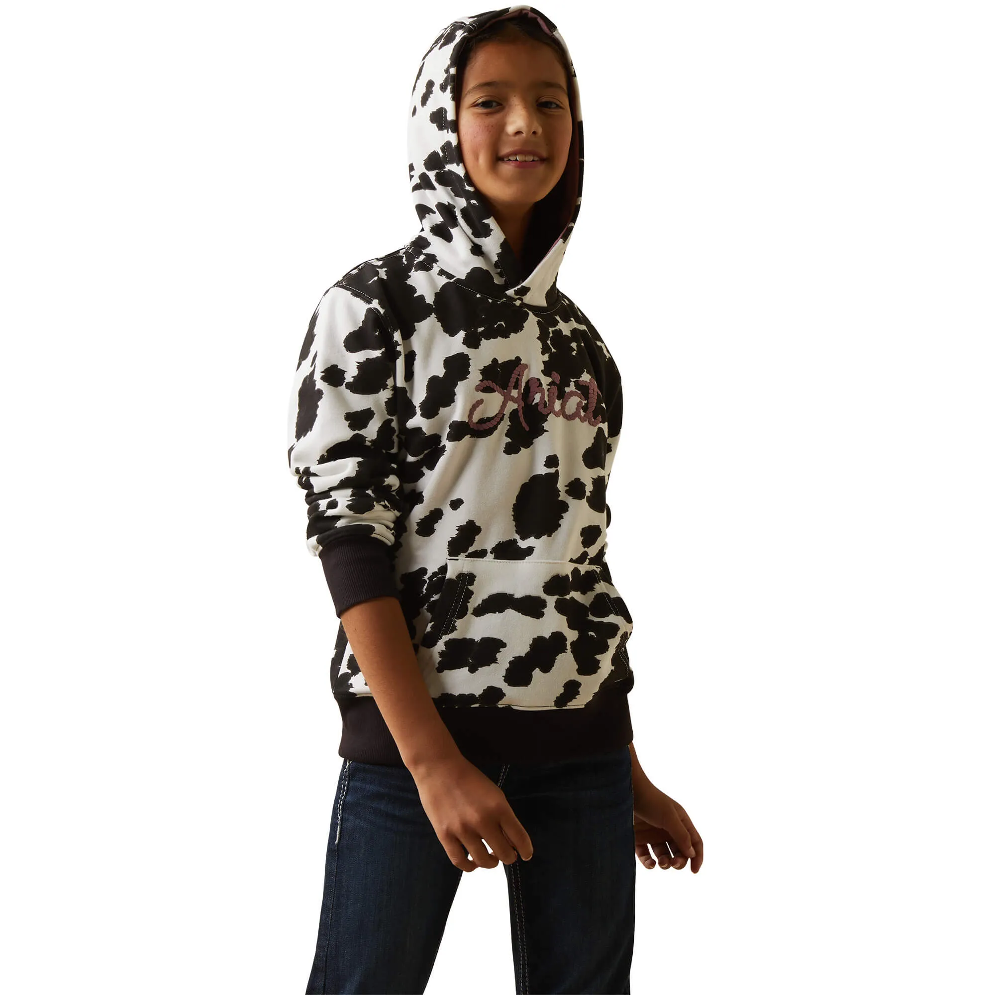 Ariat Girl's Cowhide Hoodie