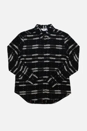 Ash Slim Shirt / Black Stripe