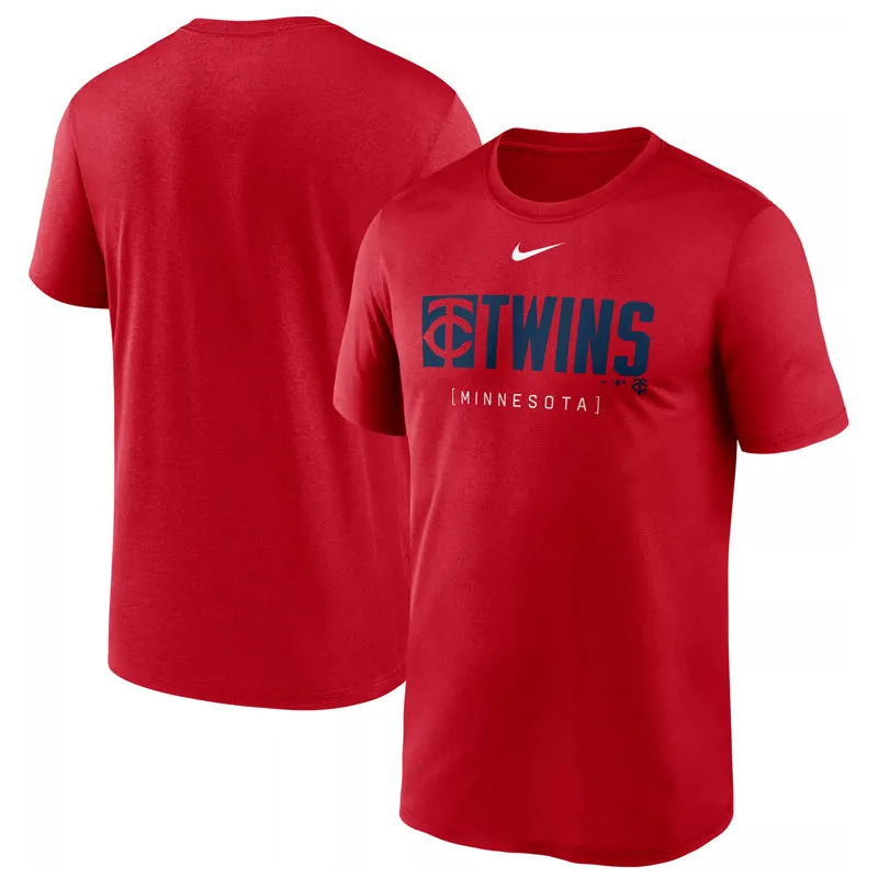 AVAILABLE IN-STORE ONLY! Minnesota Twins Nike Red Knockout Legend Performance Tee