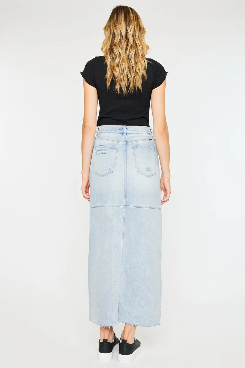 Babe Maxi Denim Skirt