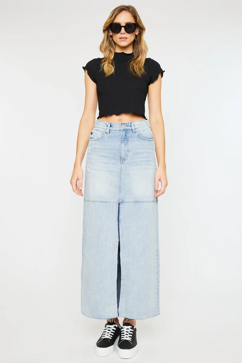 Babe Maxi Denim Skirt