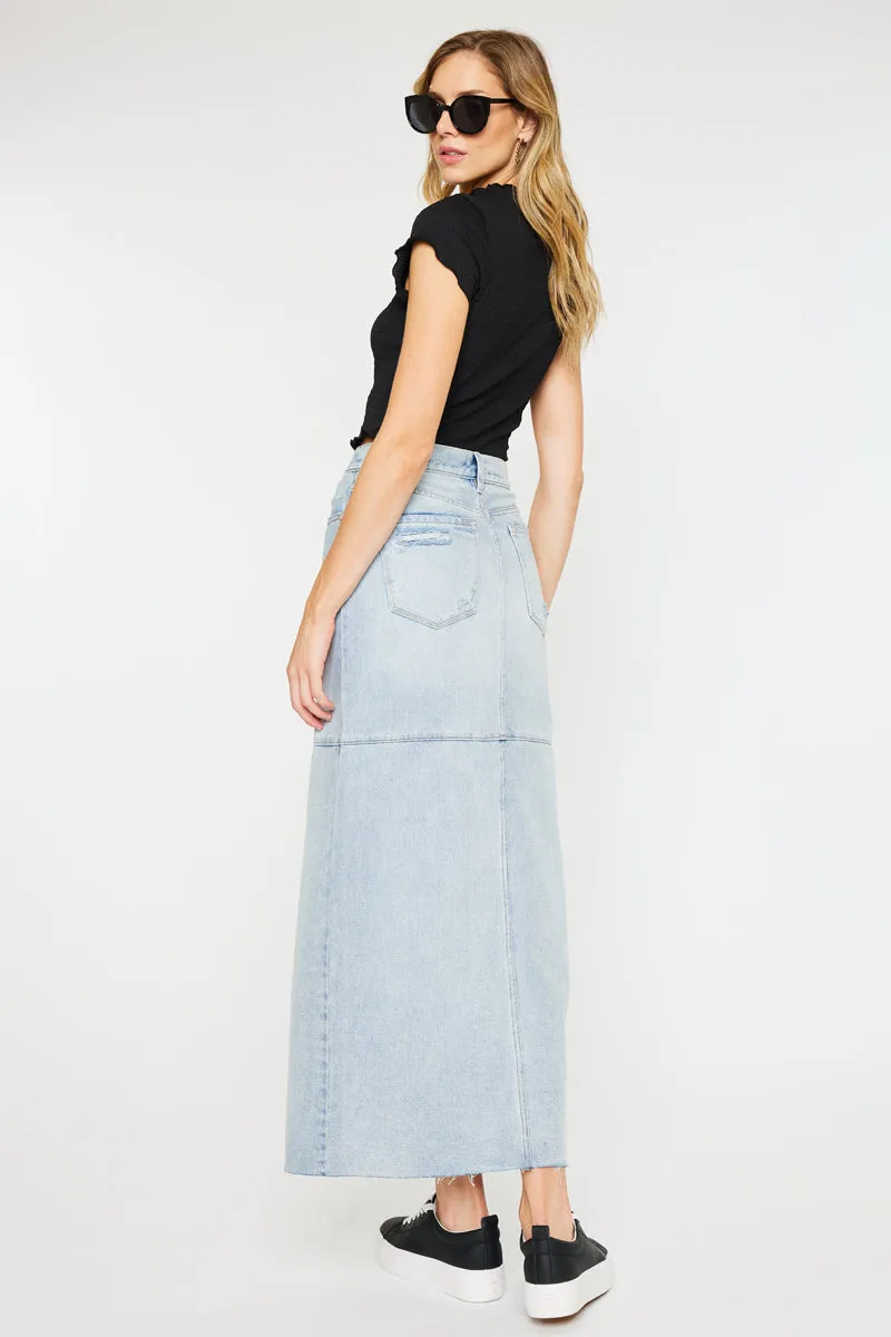 Babe Maxi Denim Skirt