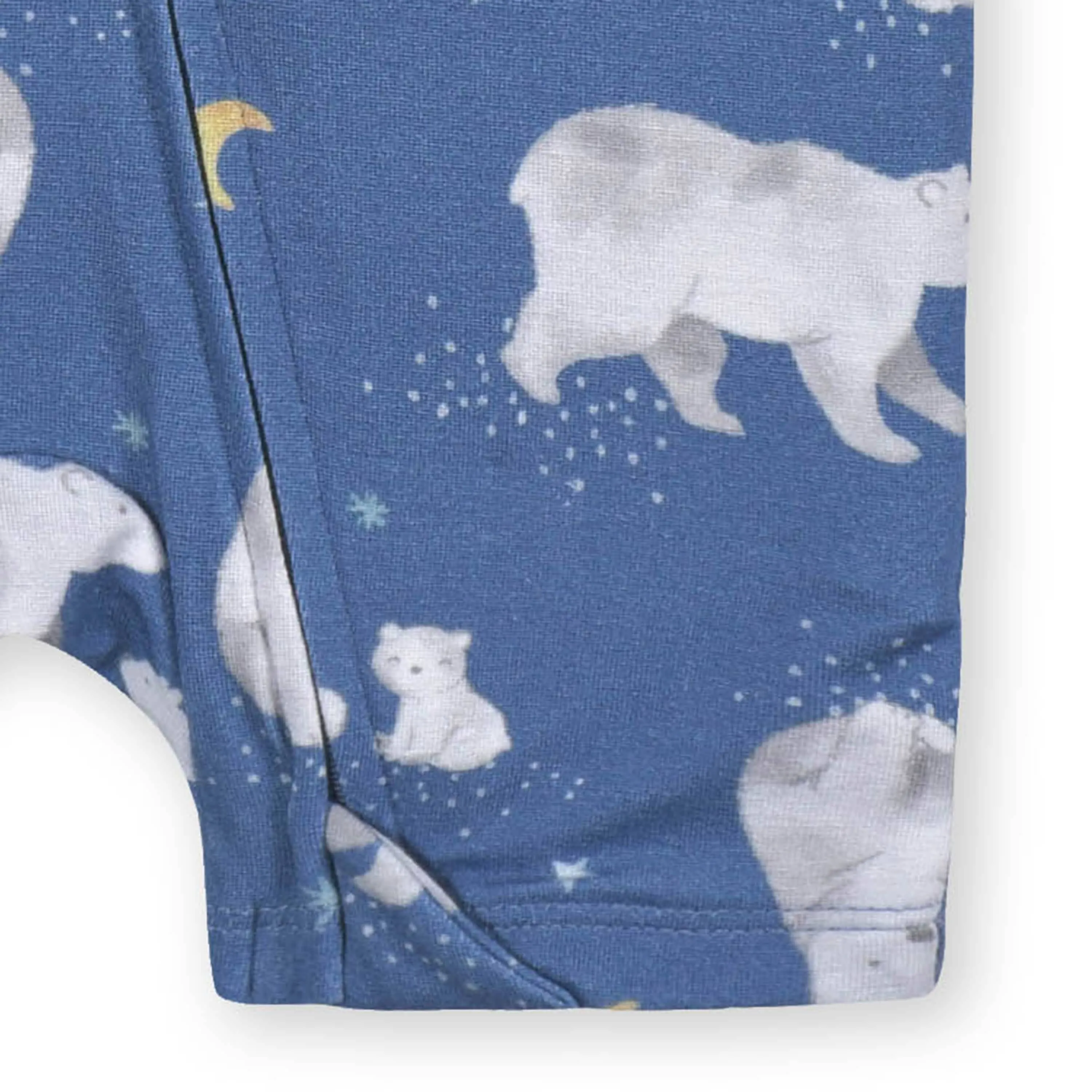 Baby Polar Night Buttery Soft Viscose Made from Eucalyptus Snug Fit Romper