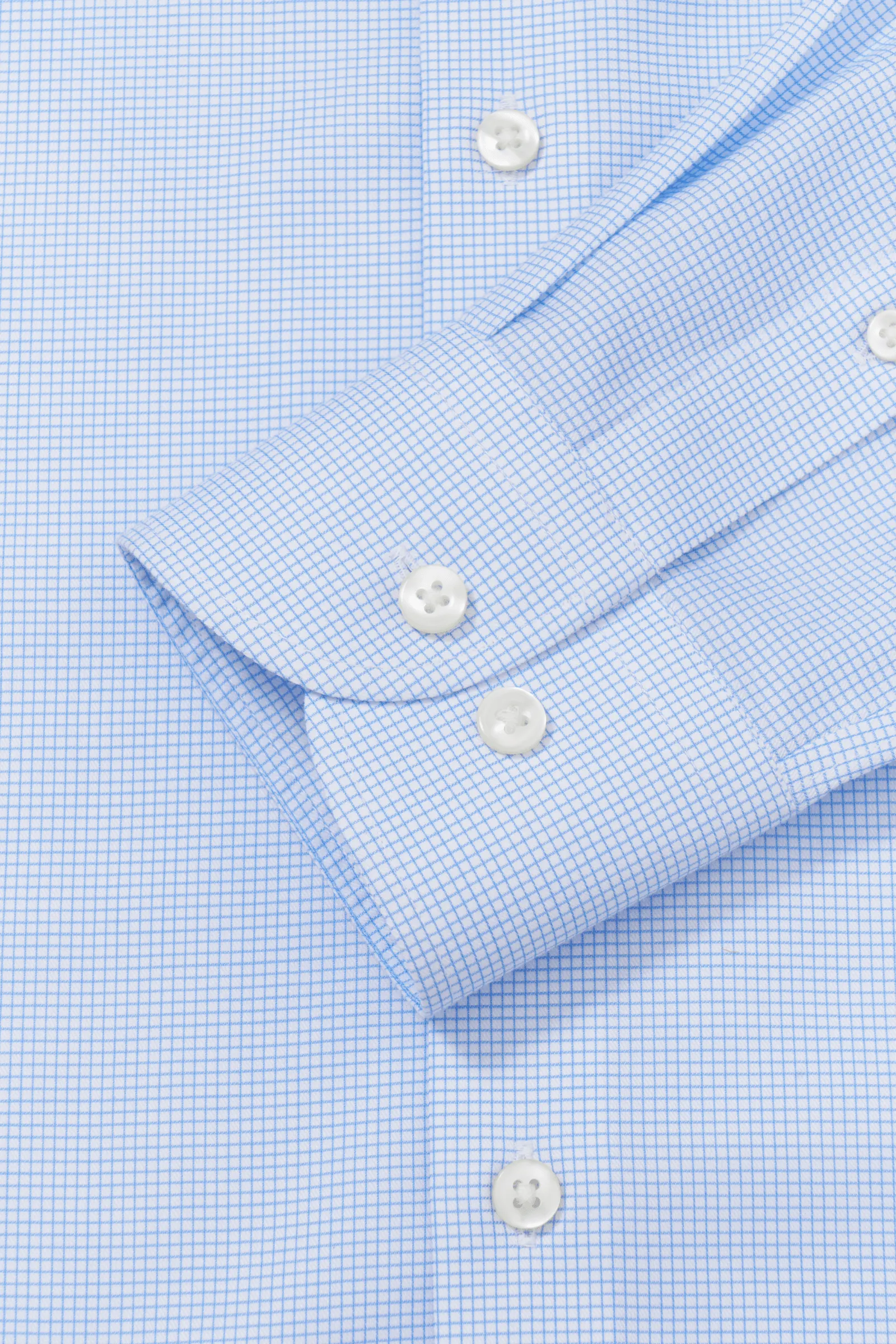 Bateman Blue Weave Lucious Non-Iron Shirt