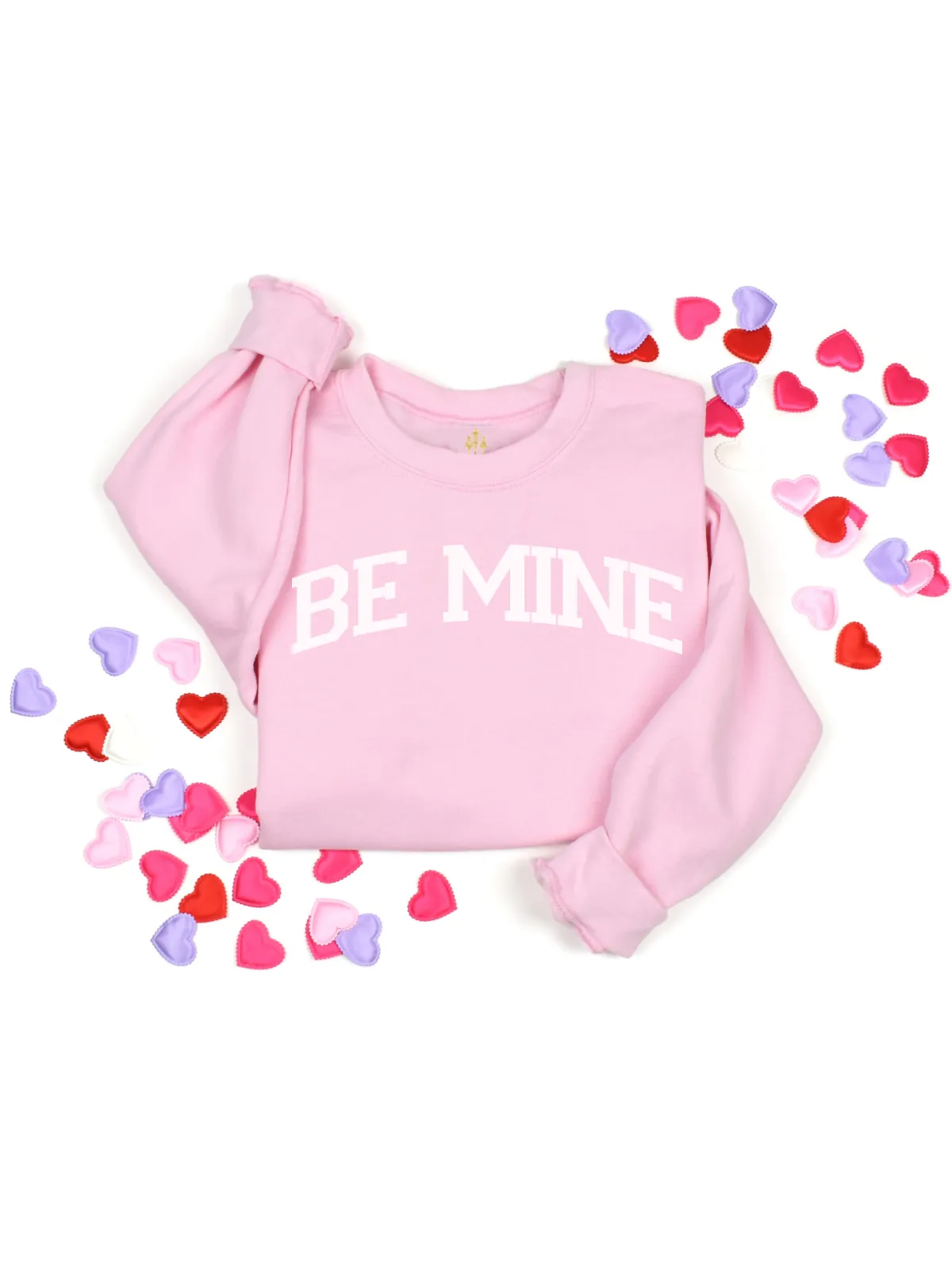 Be Mine Pink Ladies Valentine's Day Sweatshirt