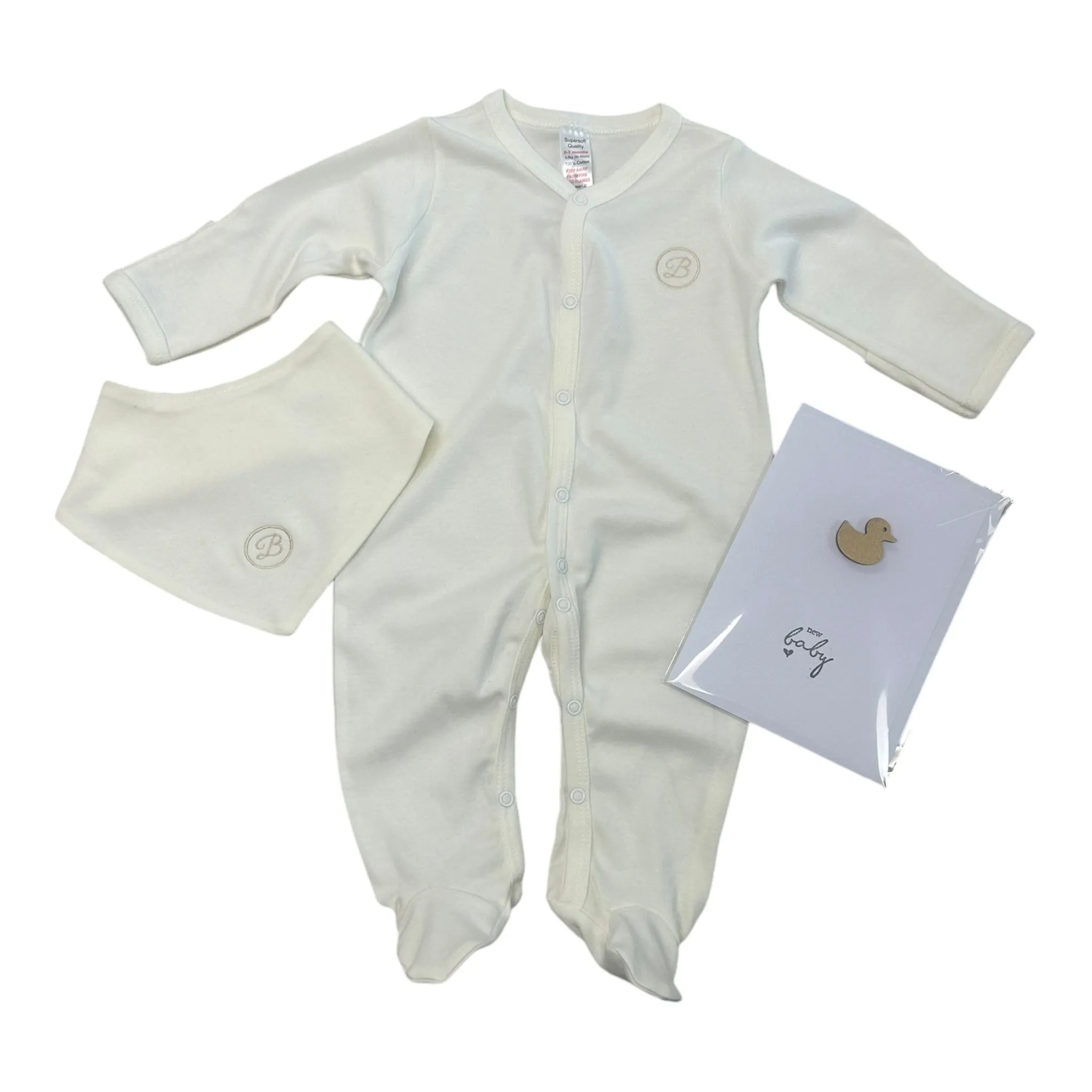 Betty Mckenzie - Romper Gift Set, Neutral