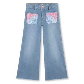 Billieblush Girls Denim Flared Jeans