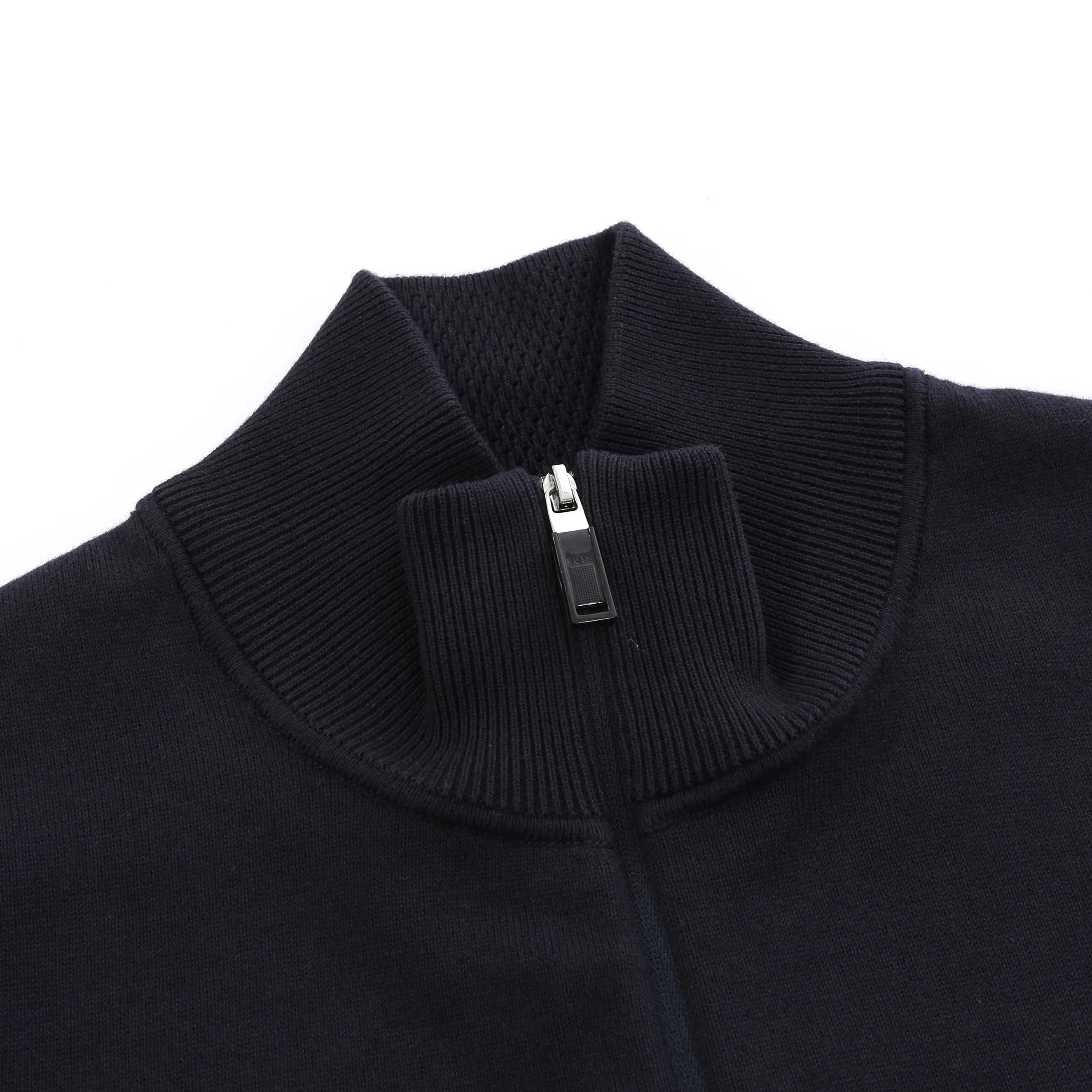 BOSS Ever X QZ Knitwear in Dark Blue