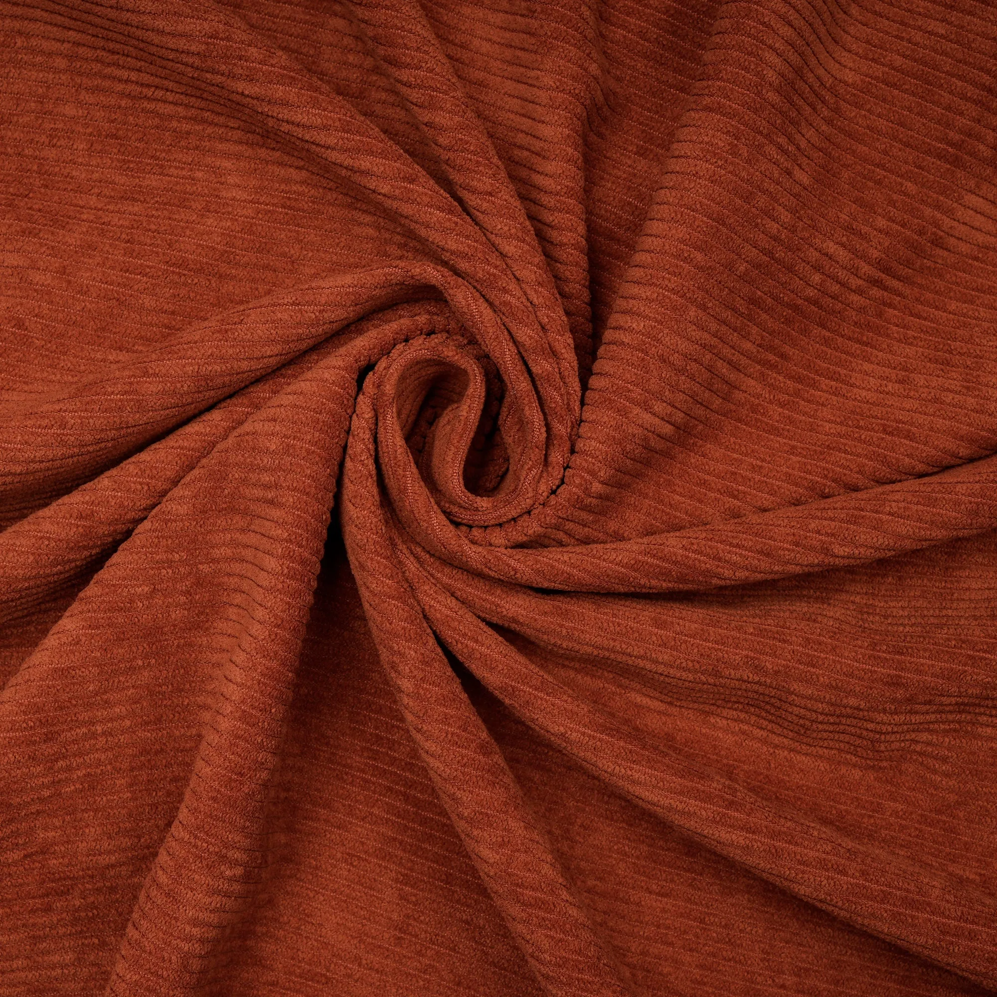 Brick Red Imported Cotton Corduroy Fabric (60" Wide)