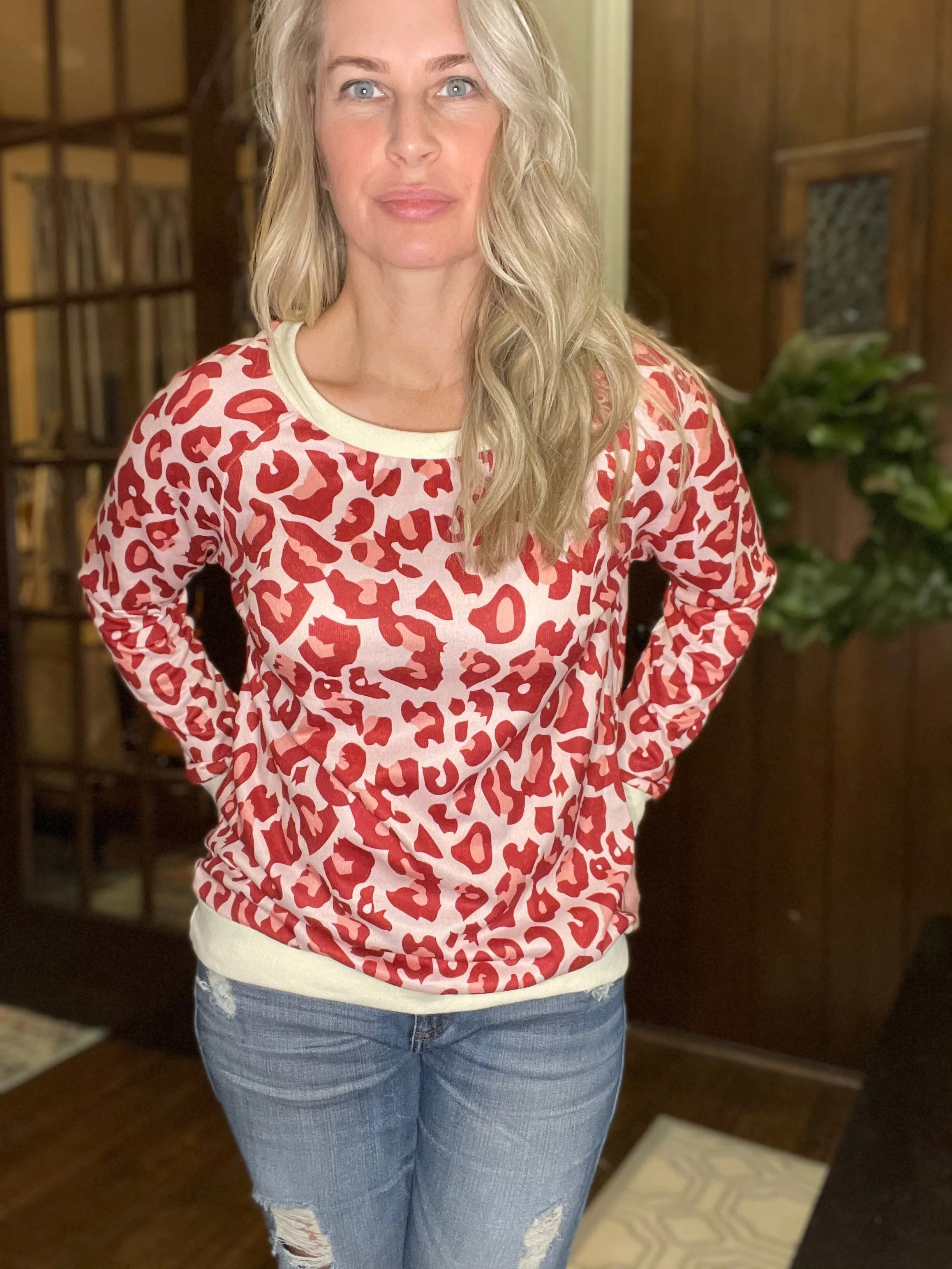 Brooke Leopard Sweatshirt