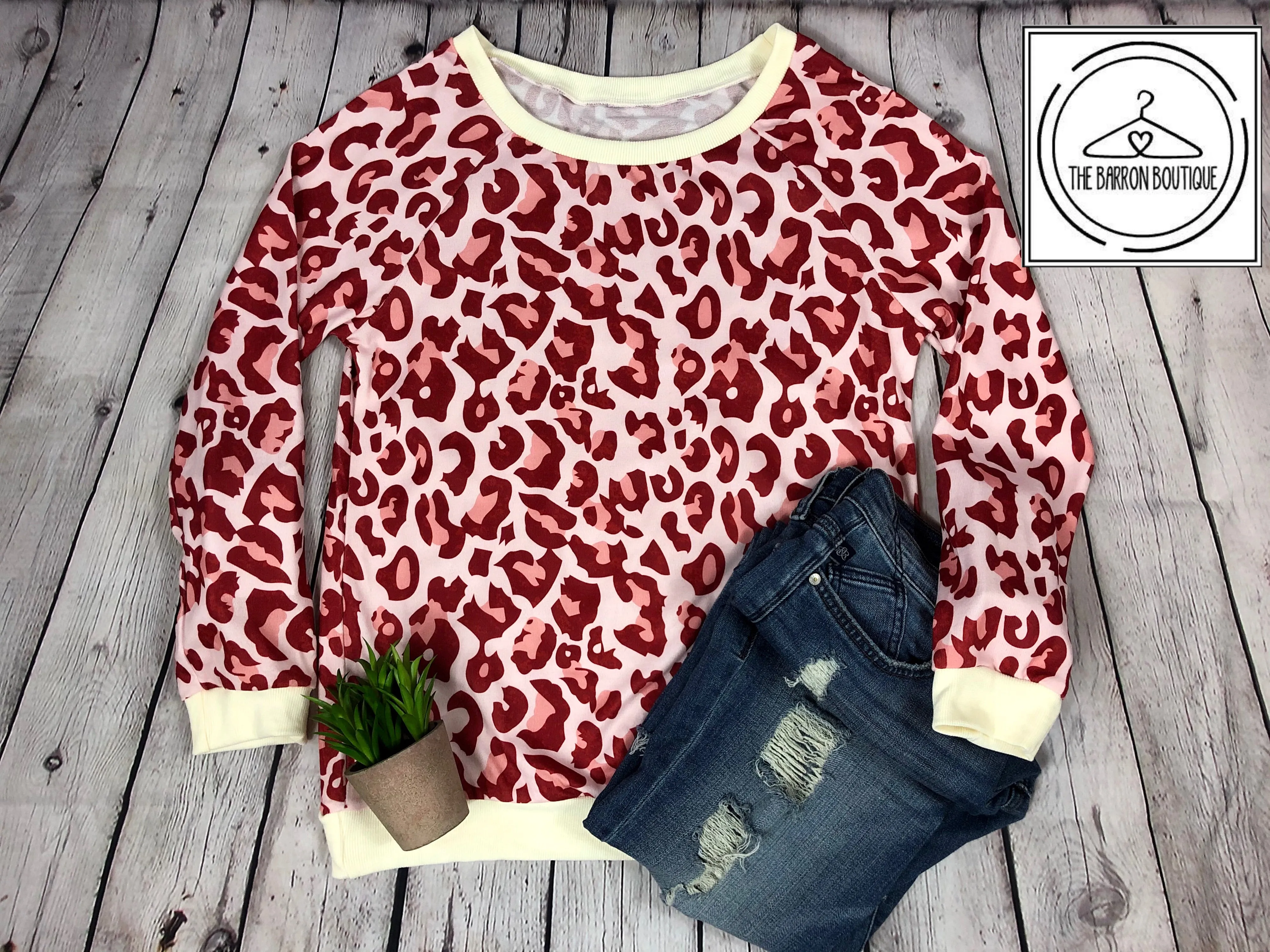 Brooke Leopard Sweatshirt