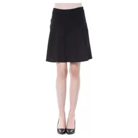 BYBLOS Black Polyester Women Skirt