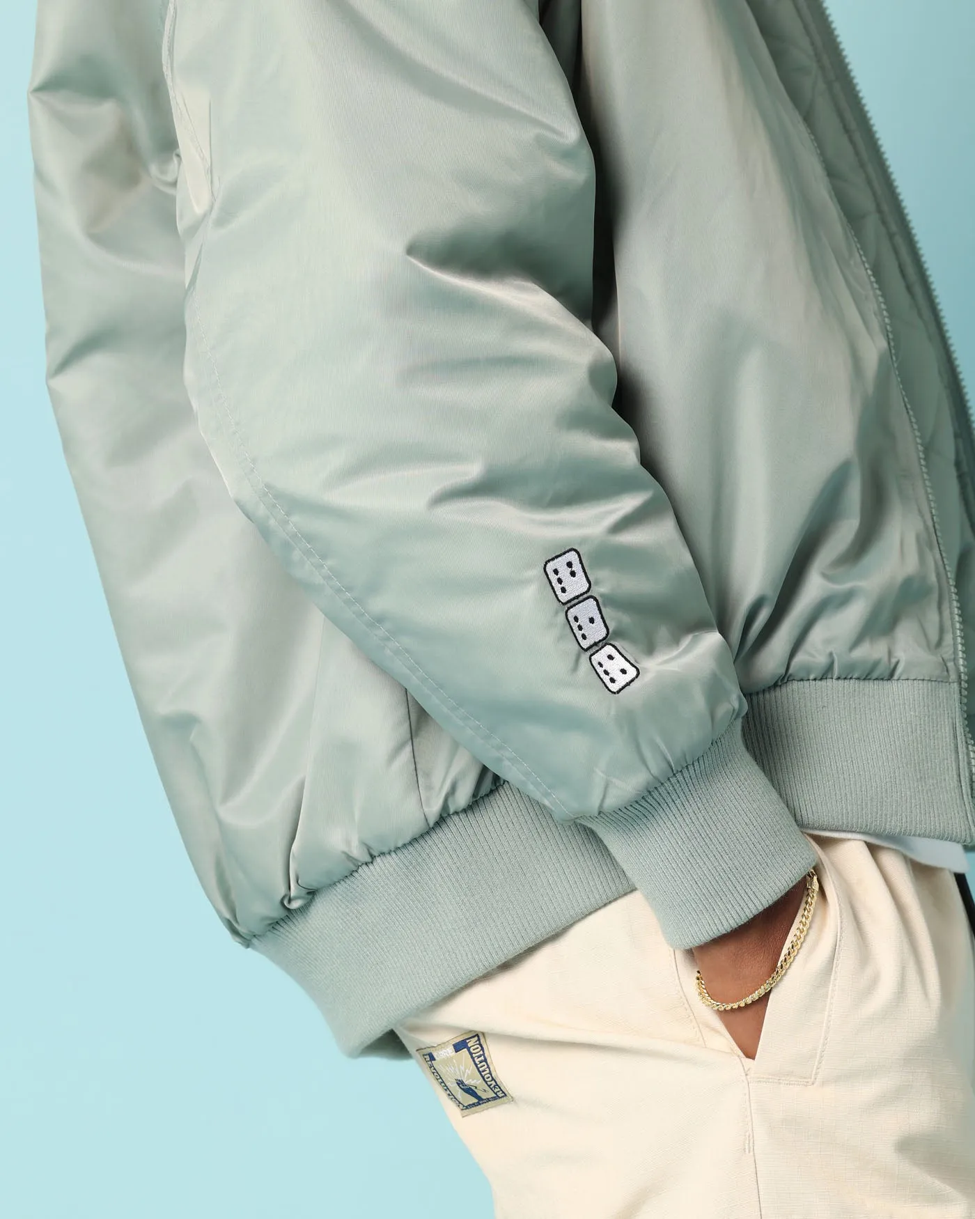 Carré Big Cat Bomber Jacket Green