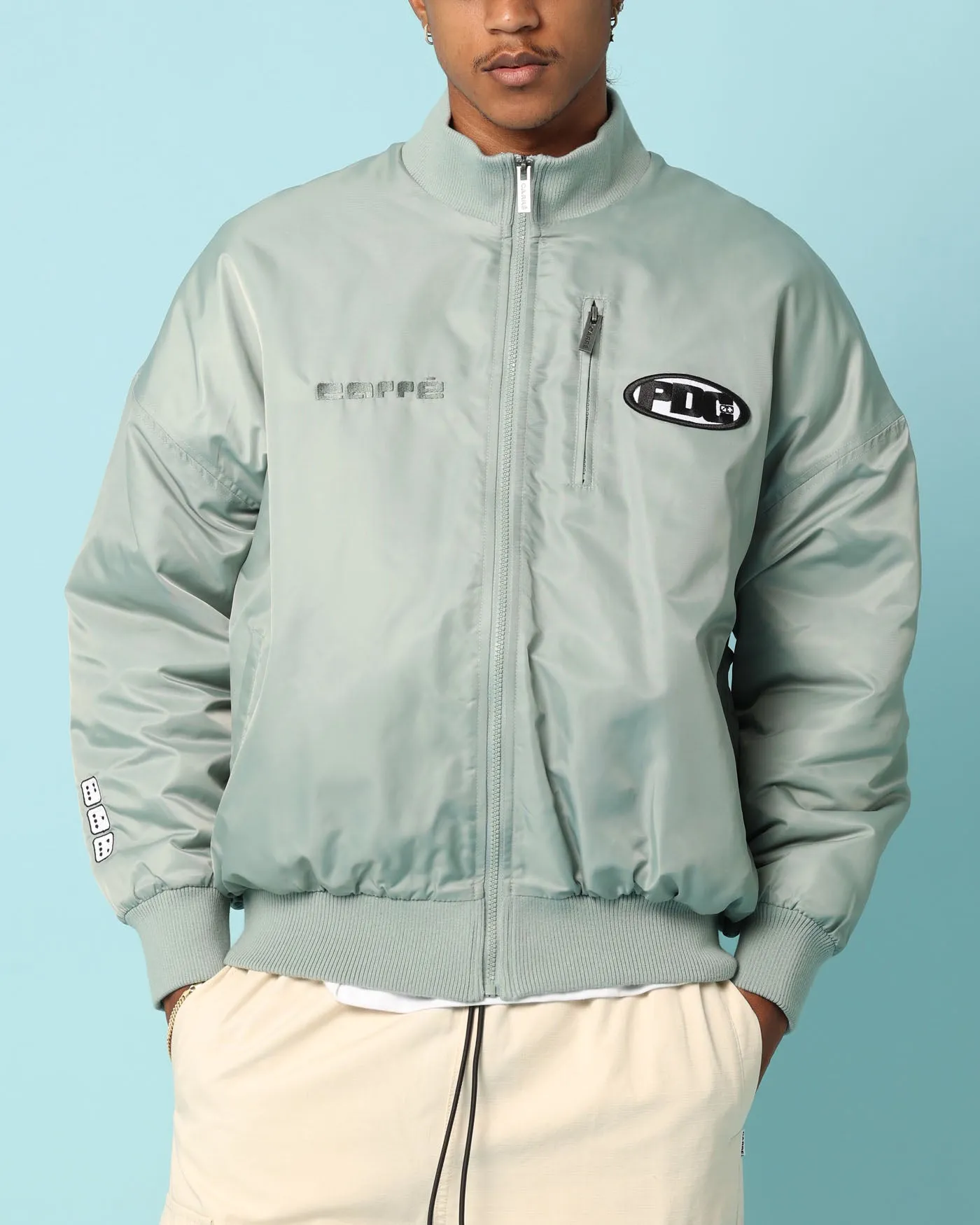 Carré Big Cat Bomber Jacket Green