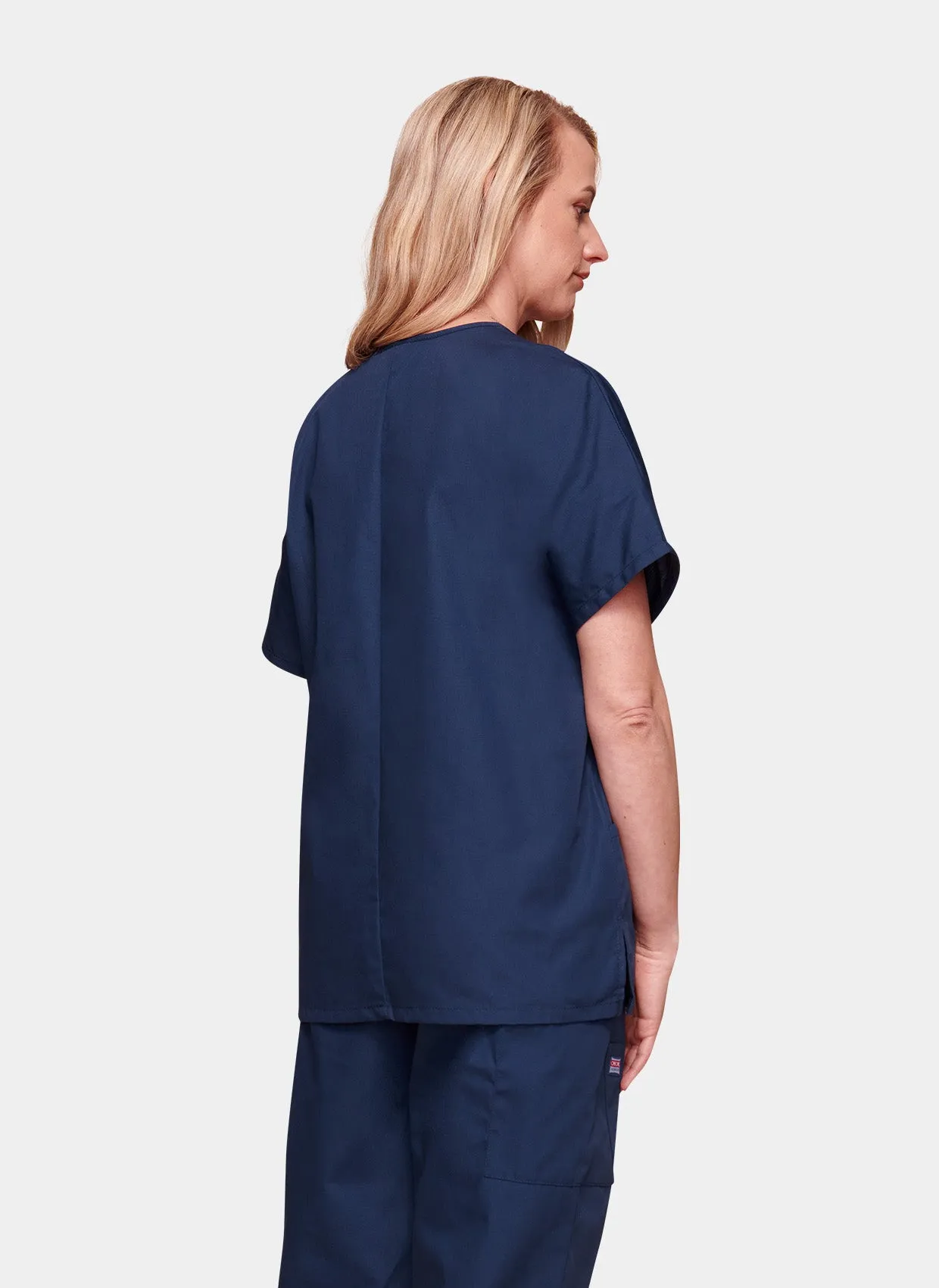 Cherokee Unisex Scrub Top - Navy