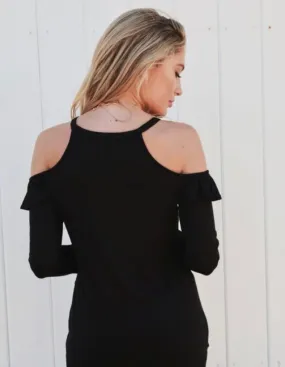 Cold Shoulder Tunic Top