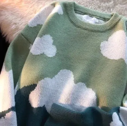 Colored Cloud Sweater