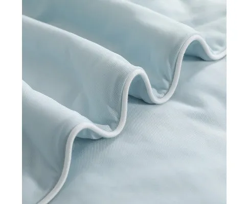 Cooling Comforter Summer Quilt Lightweight Blanket Cover - Blue