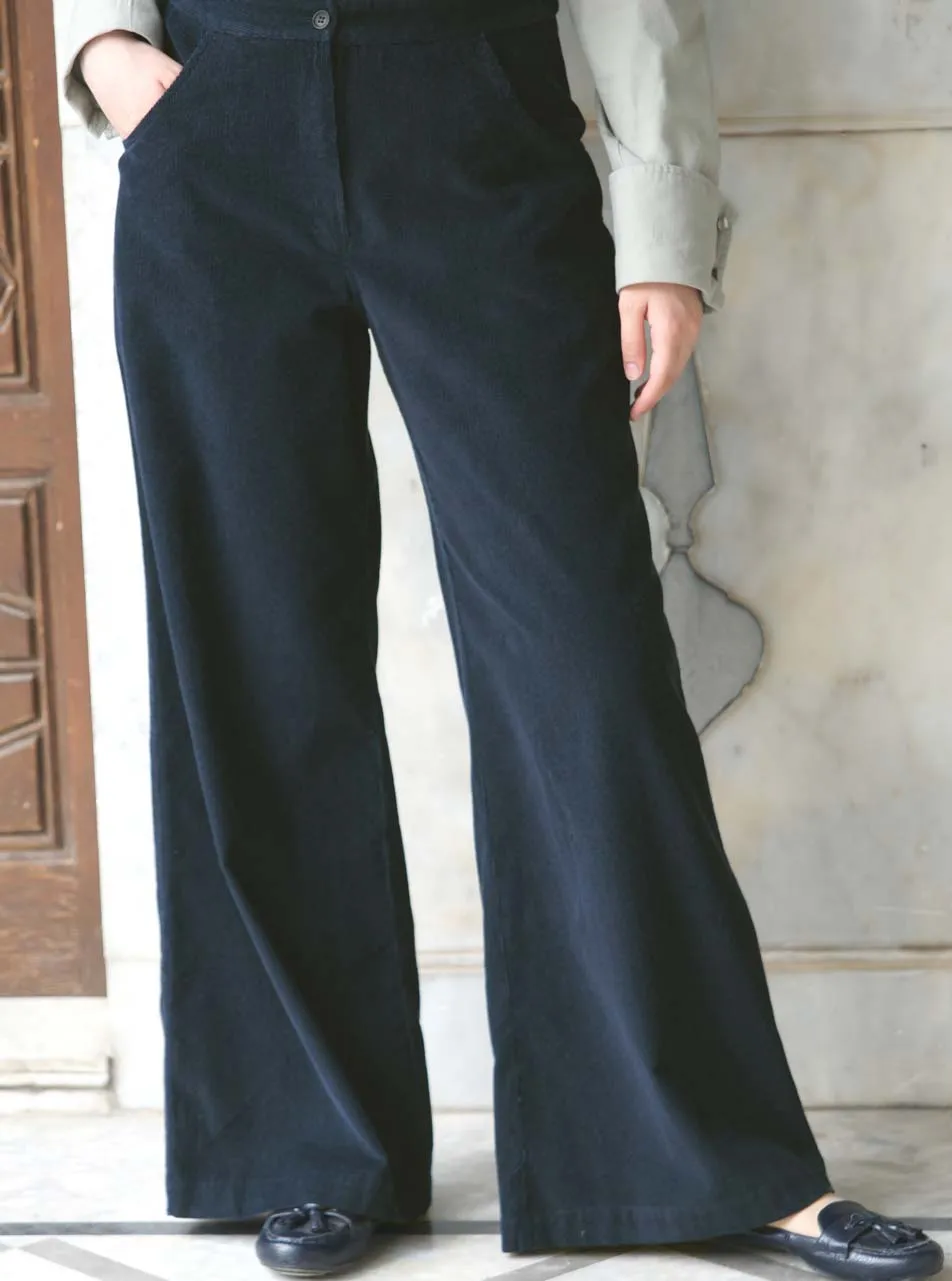 Corduroy Flared Trousers