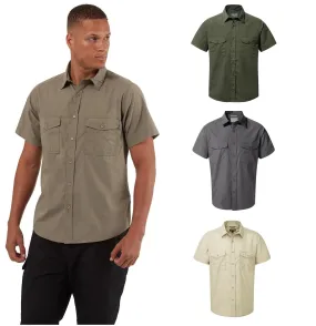 Craghoppers Mens Kiwi Short Sleeved Shirt Nosi Defense