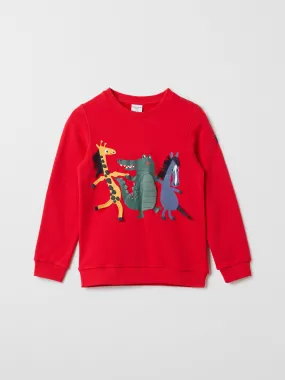 Dancing Animal Kids Sweatshirt