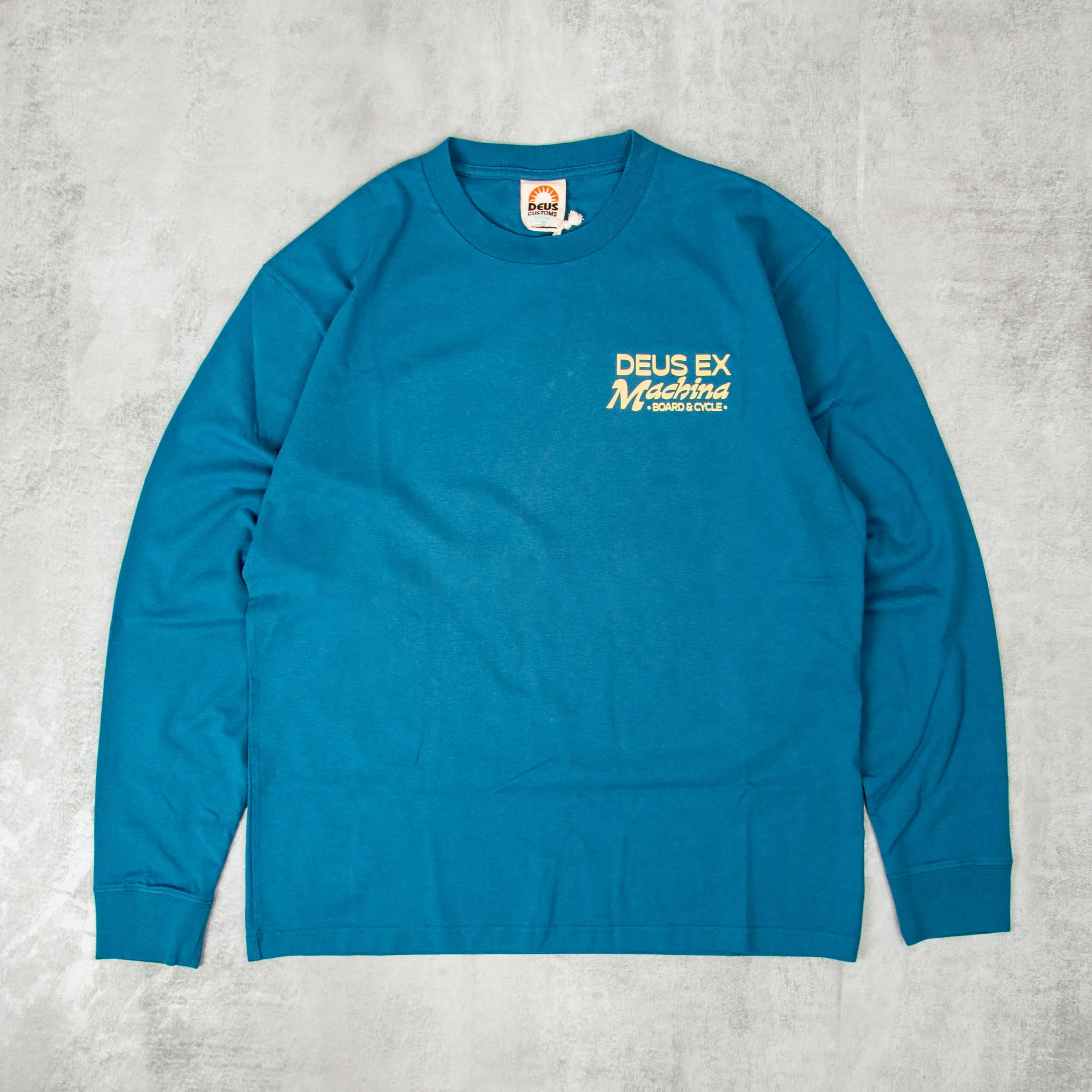 Deus Ex Machina Last Resort L/S Tee - Mechanic Blue