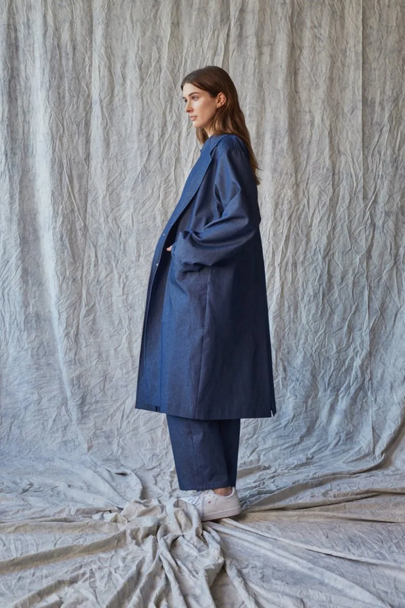 Devlyn van Loon Overcoat (Organic Denim)