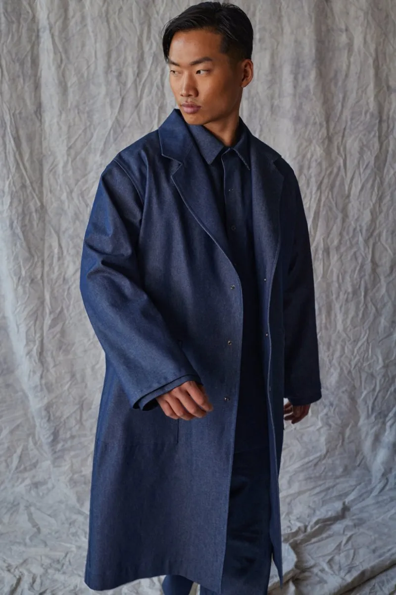 Devlyn van Loon Overcoat (Organic Denim)