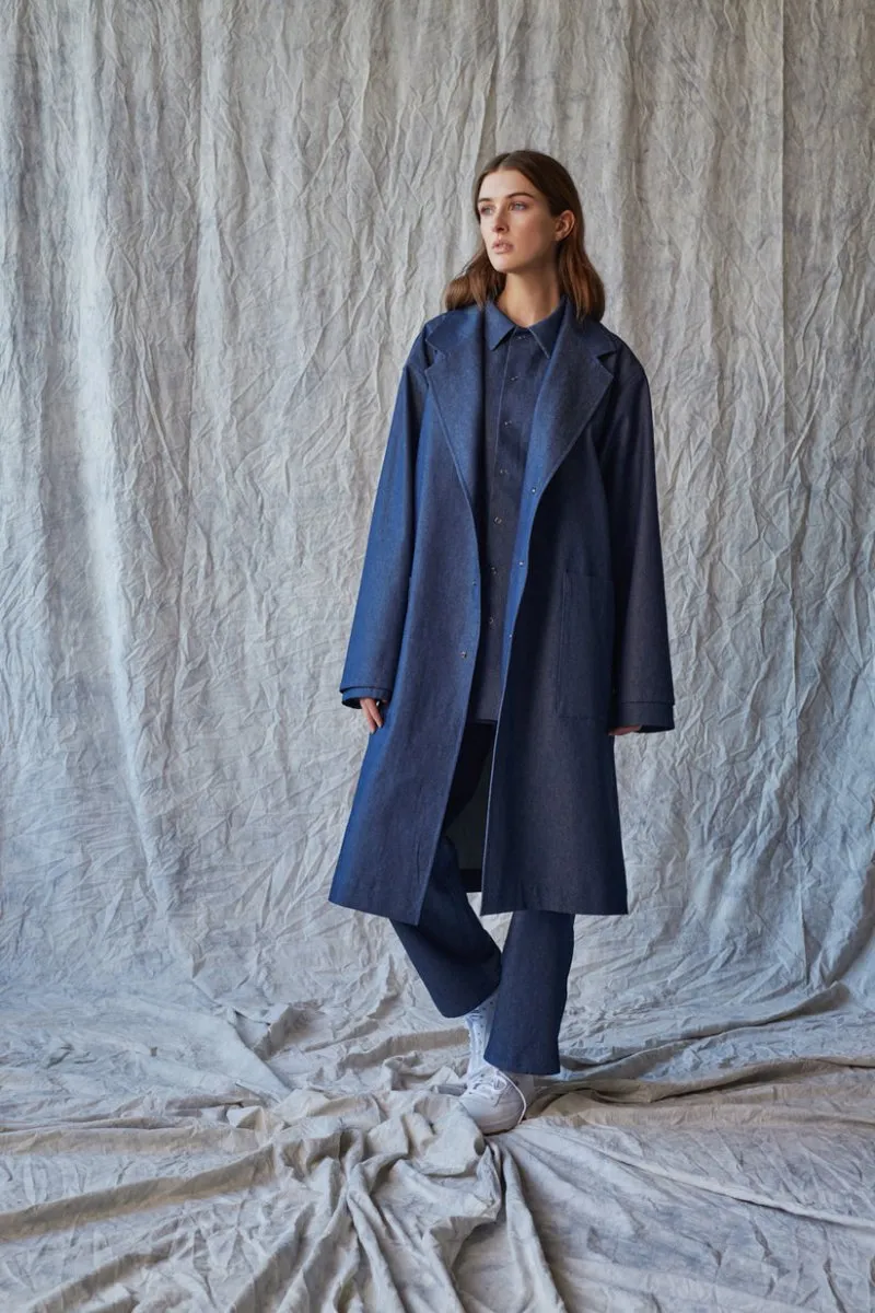 Devlyn van Loon Overcoat (Organic Denim)