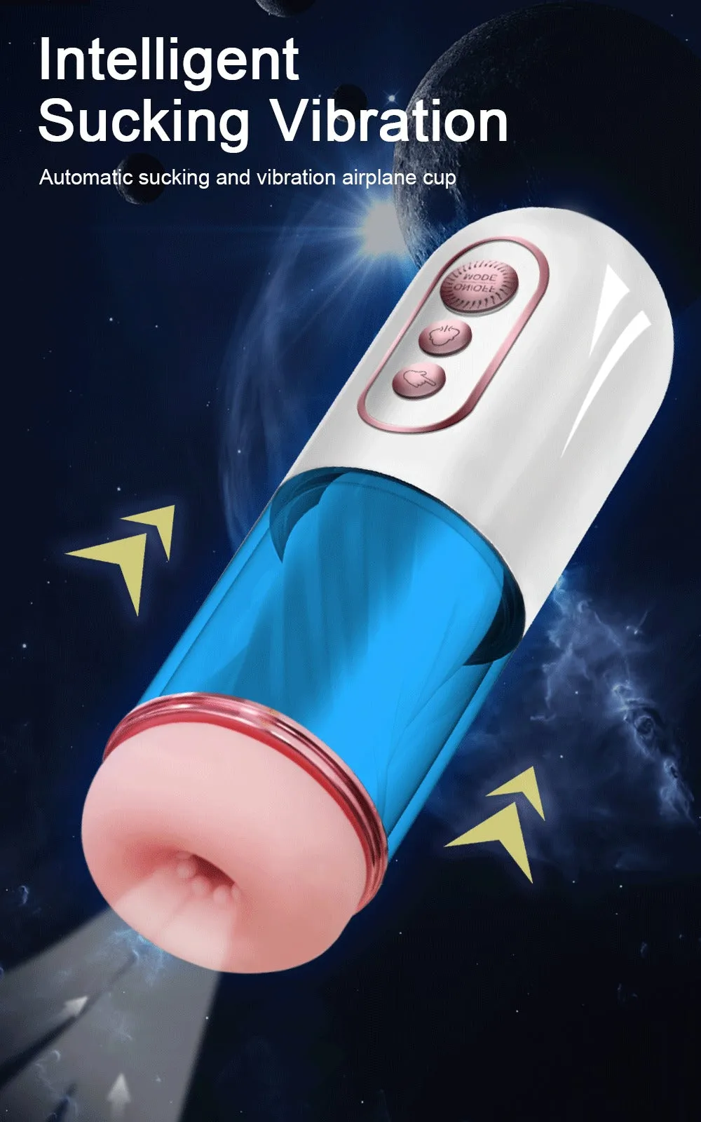 Electric Sucking Fleshlight, Realistic Virgin Pocket Pussy, Penis Pump & 7 Suction and Vibration Modes