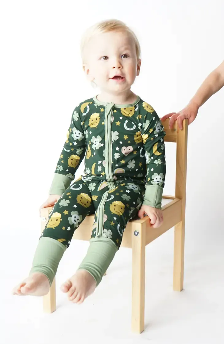 Emerson and Friends - Lucky Charm Bamboo Convertible Romper