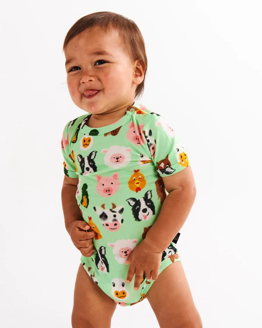 Farm Friends SS Romper