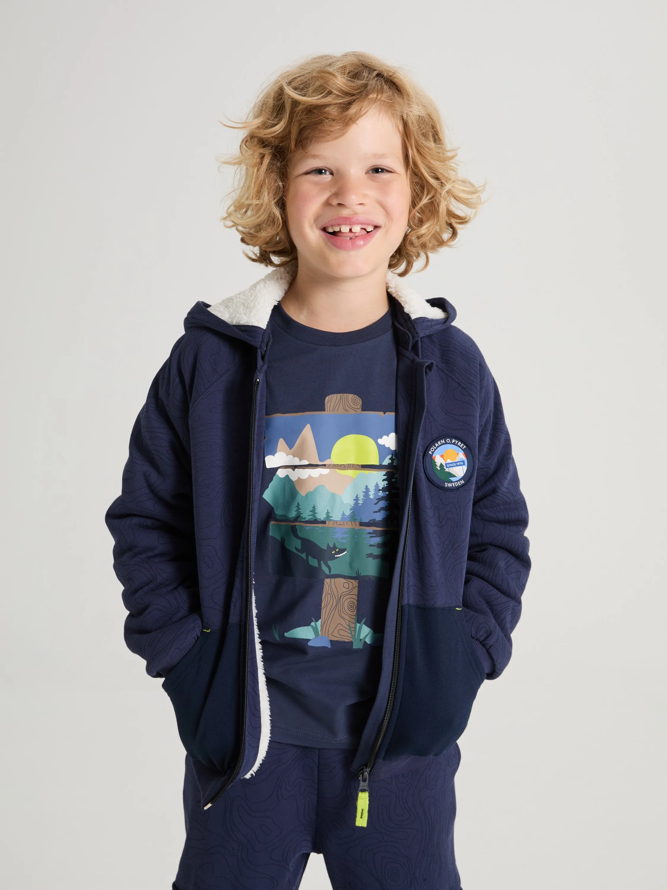 Fleece Lined Kids Hoodie