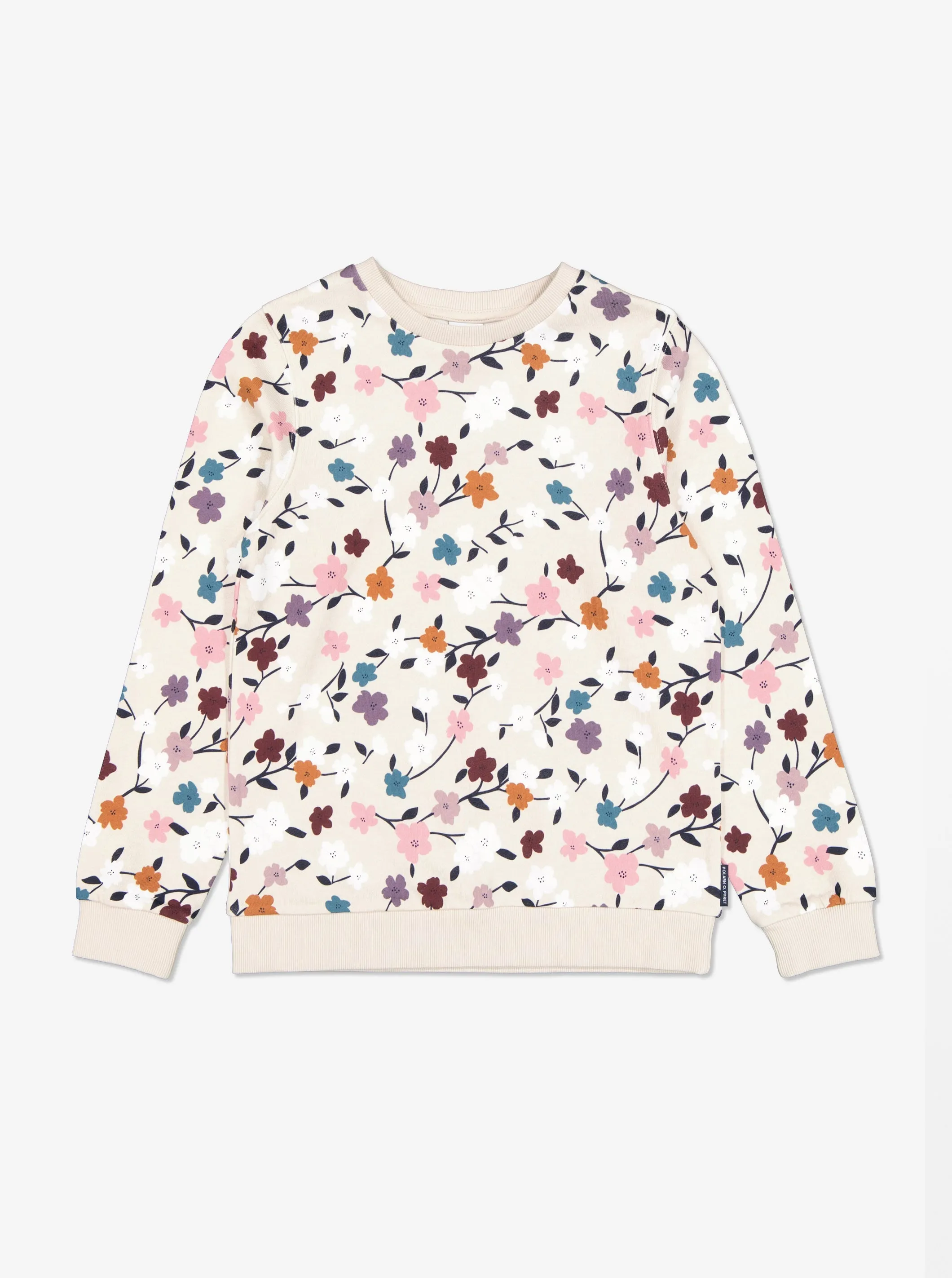 Floral Print Kids Sweatshirt